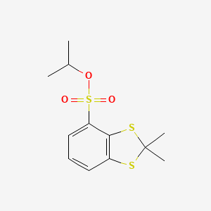 Propan-2-yl 2,2-dimethyl-2H-1,3-benzodithiole-4-sulfonate