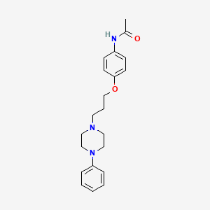 Acetamide, N-(4-(3-(4-phenyl-1-piperazinyl)propoxy)phenyl)-