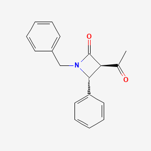 (3R,4R)-3-acetyl-1-benzyl-4-phenylazetidin-2-one