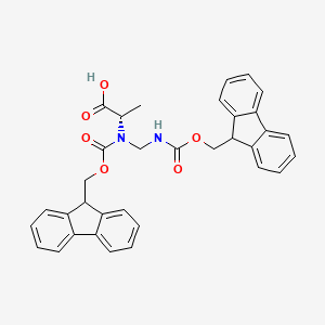 molecular formula C34H30N2O6 B1440438 Di-fmoc-n-alpha-aminomethyl-l-alanine CAS No. 1562433-56-0
