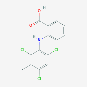 2-(2,4,6-Trichloro-3-methylanilino)benzoic acid