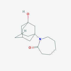 molecular formula C16H25NO2 B1440444 1-(3-羟基-1-金刚烷基)氮杂环-2-酮 CAS No. 1134899-21-0