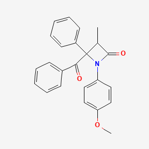 4-Benzoyl-1-(4-methoxyphenyl)-3-methyl-4-phenylazetidin-2-one