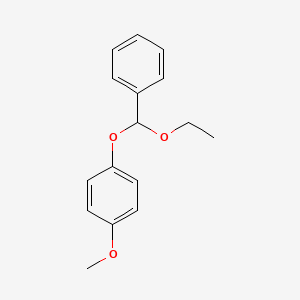 1-[Ethoxy(phenyl)methoxy]-4-methoxybenzene