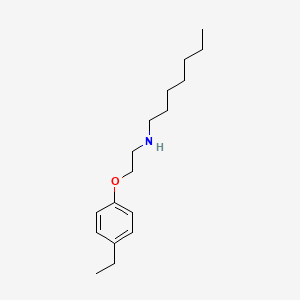 molecular formula C17H29NO B1440447 N-[2-(4-Ethylphenoxy)ethyl]-1-heptanamine CAS No. 1040691-44-8