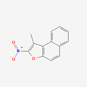 molecular formula C13H9NO3 B14404482 NAPHTHO(2,1-b)FURAN, 1-METHYL-2-NITRO- CAS No. 86539-67-5