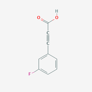 molecular formula C9H5FO2 B1440449 3-(3-Fluorophenyl)prop-2-ynoic acid CAS No. 705-83-9