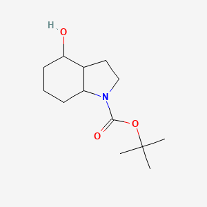 molecular formula C13H23NO3 B1440451 tert-Butyl 4-hydroxyoctahydro-1H-indole-1-carboxylate CAS No. 543910-49-2
