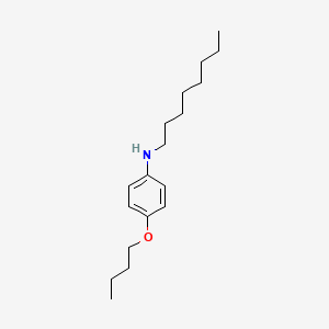 molecular formula C18H31NO B1440463 N-(4-丁氧基苯基)-N-辛基胺 CAS No. 1040687-62-4