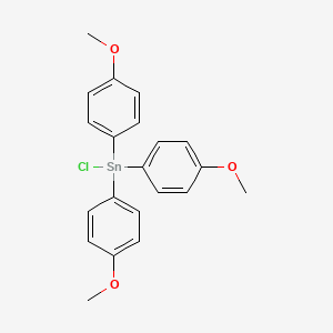 Chlorotris(4-methoxyphenyl)stannane