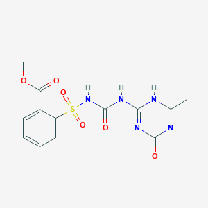 molecular formula C13H13N5O6S B144047 脱甲基甲磺隆-甲酯 CAS No. 126312-31-0