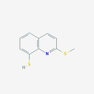 8-Quinolinethiol, 2-(methylthio)-