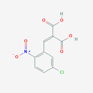 [(5-Chloro-2-nitrophenyl)methylidene]propanedioic acid