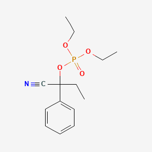 1-Cyano-1-phenylpropyl diethyl phosphate