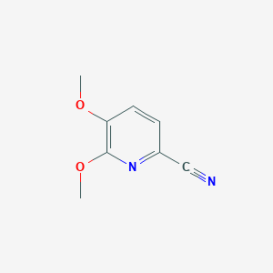 molecular formula C8H8N2O2 B1440474 5,6-二甲氧基吡啶甲腈 CAS No. 1112851-50-9