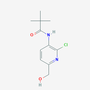 molecular formula C11H15ClN2O2 B1440475 N-(2-氯-6-(羟甲基)吡啶-3-基)-新戊酰胺 CAS No. 1142191-92-1