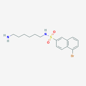 N-(6-Aminohexyl)-5-bromonaphthalene-2-sulfonamide