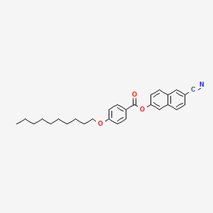 (6-cyanonaphthalen-2-yl) 4-decoxybenzoate