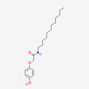 N-Dodecyl-2-(4-hydroxyphenoxy)acetamide