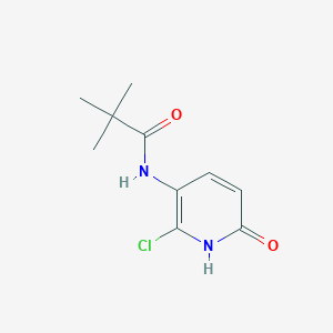 molecular formula C10H13ClN2O2 B1440477 N-(2-氯-6-羟基吡啶-3-基)叔丁酰胺 CAS No. 1142192-18-4