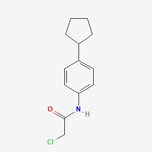 2-Chloro-N-(4-cyclopentylphenyl)acetamide