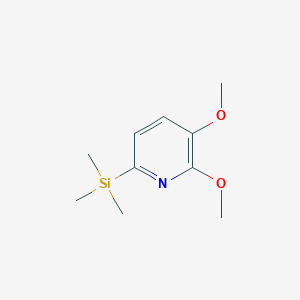 molecular formula C10H17NO2Si B1440488 2,3-Dimethoxy-6-(trimethylsilyl)pyridine CAS No. 1131335-54-0