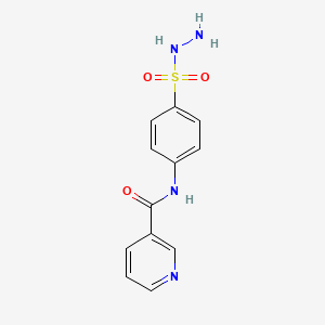 N-[4-(Hydrazinesulfonyl)phenyl]pyridine-3-carboxamide