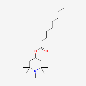 molecular formula C19H37NO2 B14404970 1,2,2,6,6-Pentamethylpiperidin-4-yl nonanoate CAS No. 88379-63-9