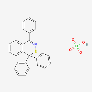 Perchloric acid;1,1,4-triphenyl-2,3-benzothiazine