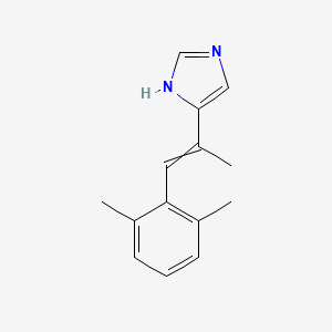 5-[1-(2,6-Dimethylphenyl)prop-1-en-2-yl]-1H-imidazole