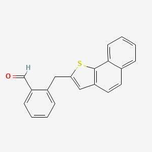 2-[(Naphtho[1,2-b]thiophen-2-yl)methyl]benzaldehyde