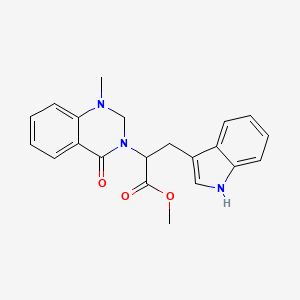 methyl 3-(1H-indol-3-yl)-2-(1-methyl-4-oxo-2H-quinazolin-3-yl)propanoate