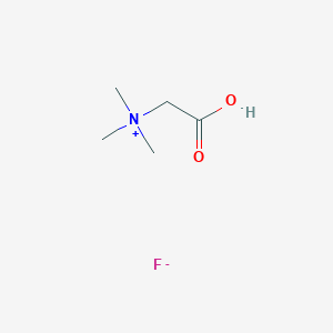 molecular formula C5H12FNO2 B14405005 Carboxy-N,N,N-trimethylmethanaminium fluoride CAS No. 87896-32-0