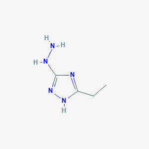 5-Ethyl-3-hydrazinyl-1H-1,2,4-triazole