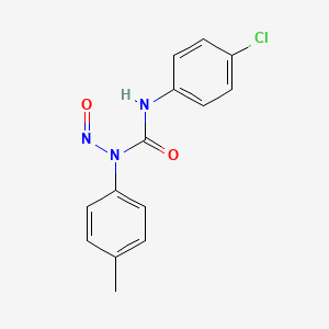 N'-(4-Chlorophenyl)-N-(4-methylphenyl)-N-nitrosourea