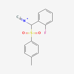 molecular formula C15H12FNO2S B1440503 1-Fluoro-2-(isocyano(tosyl)methyl)benzene CAS No. 660431-65-2