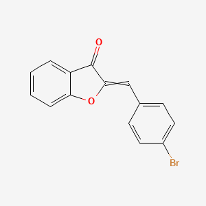 2-[(4-Bromophenyl)methylidene]-1-benzofuran-3(2H)-one