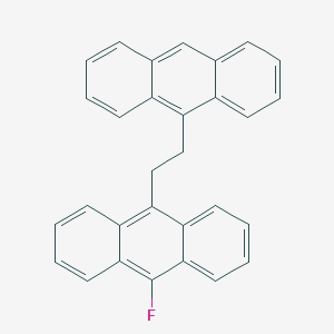 9-[2-(Anthracen-9-YL)ethyl]-10-fluoroanthracene