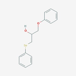 2-Propanol, 1-phenoxy-3-(phenylseleno)-