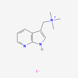 N,N,N-Trimethyl(1H-pyrrolo[2,3-b]pyridin-3-yl)methanaminium iodide