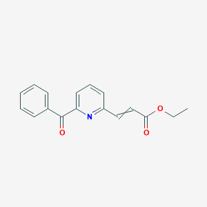 Ethyl 3-(6-benzoylpyridin-2-yl)prop-2-enoate