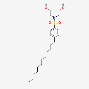 4-Dodecyl-N,N-bis(2-hydroxyethyl)benzene-1-sulfonamide