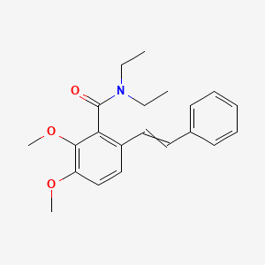 N,N-Diethyl-2,3-dimethoxy-6-(2-phenylethenyl)benzamide