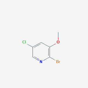 B144052 2-Bromo-5-chloro-3-methoxypyridine CAS No. 127561-71-1