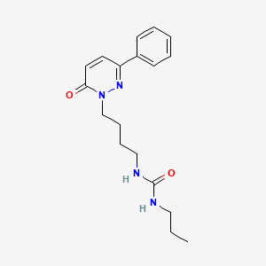 N-[4-(6-Oxo-3-phenylpyridazin-1(6H)-yl)butyl]-N'-propylurea