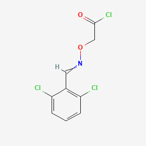 molecular formula C9H6Cl3NO2 B14405211 ({[(2,6-Dichlorophenyl)methylidene]amino}oxy)acetyl chloride CAS No. 86358-02-3