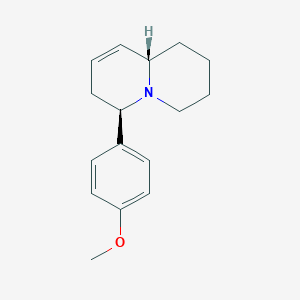 (6R,9aS)-6-(4-Methoxyphenyl)-1,3,4,6,7,9a-hexahydro-2H-quinolizine