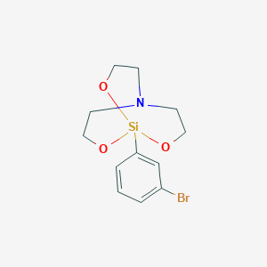 1-(3-Bromophenyl)-2,8,9-trioxa-5-aza-1-silabicyclo[3.3.3]undecane