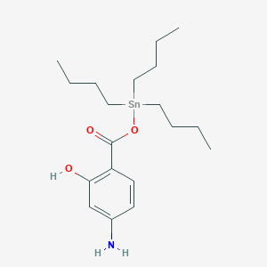 5-Amino-2-{[(tributylstannyl)oxy]carbonyl}phenol