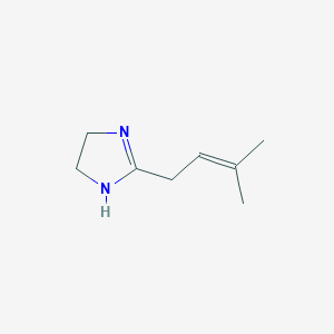 2-(3-Methylbut-2-en-1-yl)-4,5-dihydro-1H-imidazole